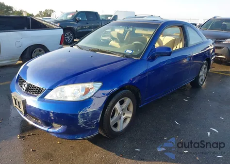 2005 Honda Civic Ex z USA, uszkodzony, nr VIN 1HGEM21955L060253